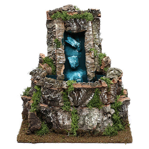 Waterfall with pond, for 10 cm nativity 1