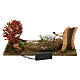 Scene with herdsman and LED fire, 10 cm nativity s4