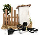 Oven for Nativity scene with fence for 8/10 cm figurines s4