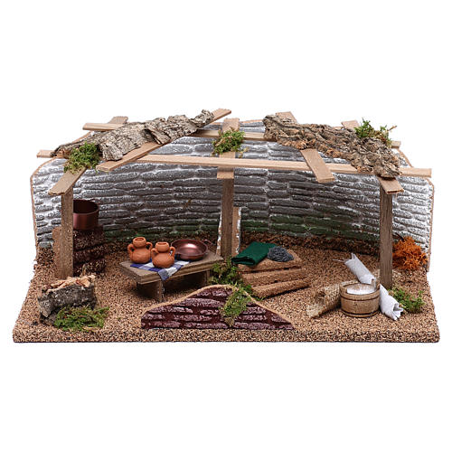 Mercado artículos varios belén 10 cm 1