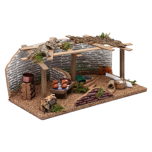 Feira artigos vários para presépio com figuras de 10 cm de altura média 3