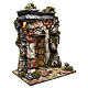 Tempio in muratura illuminazione presepe 10 cm 50x40x30 cm s3