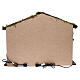 Nativity stable lighted and working mill 55x75x40 cm, for 10 cm nativity s4