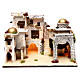 Krippenszene Landschaft arabischer Stil beleuchtet, 30x45x30 cm s1