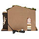 Illuminated hut with window and barn 35x50x25 cm s4