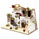 Arabic style house with golden dome and working fountain 25x35x20 cm for Nativity scenes of 7 cm s3