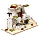 Arab house with golden dome working fountain 25x35x20 cm, for 7 cm nativity s2