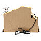 Nordic style hut with fence and lighting for Nativity scenes of 13 cm 30x40x20 cm s4