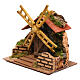 Miniature working windmill 15x15x10 cm, for 7 cm nativity s3