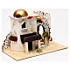 Arabic style house with porch entrance 20x30x15 cm for Nativity scenes of 5 cm s3