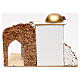 Arabic style house with porch entrance 20x30x15 cm for Nativity scenes of 5 cm s4