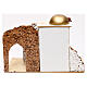 Arab house with portico entrance 20x30x15 cm, for 5 cm nativity s4
