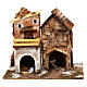 Village with houses and stable 25x30x15 cm for Nativity scenes of 6 cm s1
