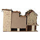 Bourgade avec étable central et maisons 25x30x20 cm pour crèche de 6 cm s4
