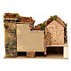 Miniature village with nativity stable 25x30x20 cm for 6 cm figurines s4