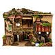 Village with mill and stable 25x30x20 cm for Nativity scenes of 6 cm s1