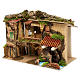 Village with mill and stable 25x30x20 cm for Nativity scenes of 6 cm s2
