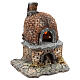 Brick oven with flame light effect in resin 15x15x10 cm, Naples nativity 10 cm s3