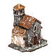 House figure in resin with tower 5x5x5 cm, Neapolitan nativity 3-4 cm s3