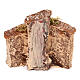 House figure in resin with tower 5x5x5 cm, Neapolitan nativity 3-4 cm s8