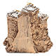Zamek z żywicy 10x10x10 cm, szopka neapolitańska 4 cm s4
