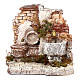 Double fountain working in brick 10x15x15 cm, Naples nativity 6-8 cm s1