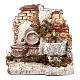 Double fontaine électrique mur en briques 10x15x15 cm crèche Naples 6-8 cm s1