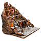 Naples village side stairscase central fountain 40x45x50 cm lighted 4-6-8 cm s3
