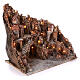 Village with fountain oven and stream 60x80x50 cm lighted Neapolitan nativity 10-12 cm s3
