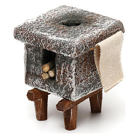 Cucina in resina per presepi di 10 cm 5x5x5 cm
