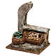 Arch with vegetable basket for 10 cm nativity, 10x10x10 cm s2