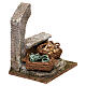 Arch with vegetable basket for 10 cm nativity, 10x10x10 cm s3