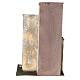 Borgo in resina con tre case presepi 12 cm 40x40x25 cm  s4