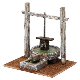 Resin press for Nativity scene 12 cm 20x20x15 cm