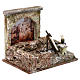 Banchetto pittore di strada presepe 10 cm 15x20x15 cm s3