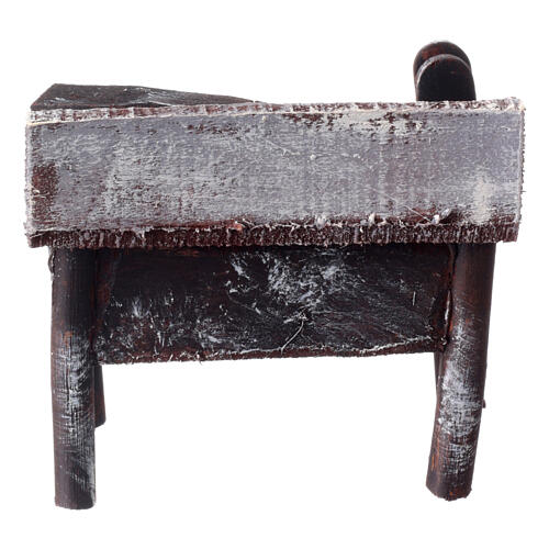 Blacksmith workbench in resin Nativity scenes 10 cm 5x5x5 cm 4