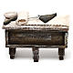 Banco di lavoro sarto resina presepe 12 cm 5x10x5 cm s1