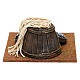 Barril com cestas peixe 5x15x15 cm para presépio com figuras de 12 cm de altura média s4
