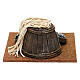Barrel with fish baskets for Nativity Scene 12 cm 5x15x15 cm s4