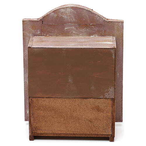 Marionettentheater aus Holz für Krippen, 20x15x10 cm 4