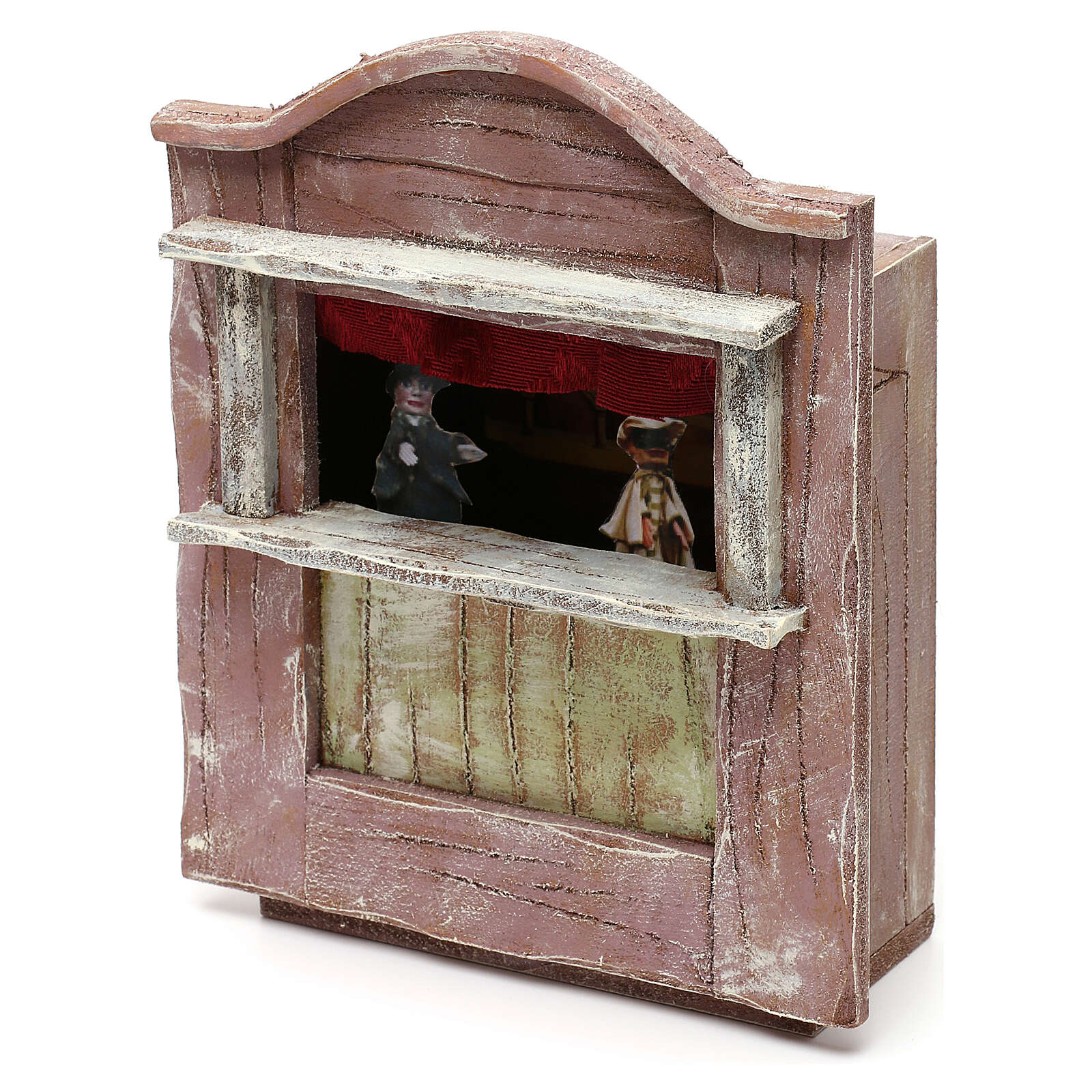 wooden puppet theatre