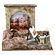 Street artist setting for 12 cm Nativity scene, 20x25x15 cm s1