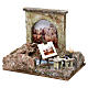 Street artist setting for 12 cm Nativity scene, 20x25x15 cm s2