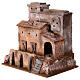 Casa con terrazza resina presepe 20X20X15 cm s2