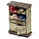 Tailor shop cabinet with fabric, for 10 cm nativity 10x5x5 cm s2
