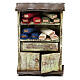Miniature tailor shop cabinet with fabric rolls, 12 cm nativity 10x10x5 cm s1