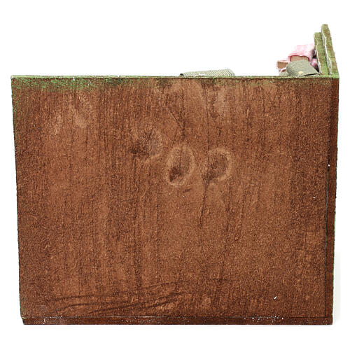 Tailor shop with fabrics 12 cm nativity, 15x15x10 cm 4