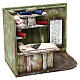 Tailor shop with fabrics 12 cm nativity, 15x15x10 cm s3