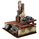 Otoczenie sprzedawca ryb stoisko szopka 10 cm 20x20x15 cm s3