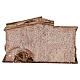 Stable with barn and straw measuring 15x25x15 cm for 10 cm nativity scenes s4